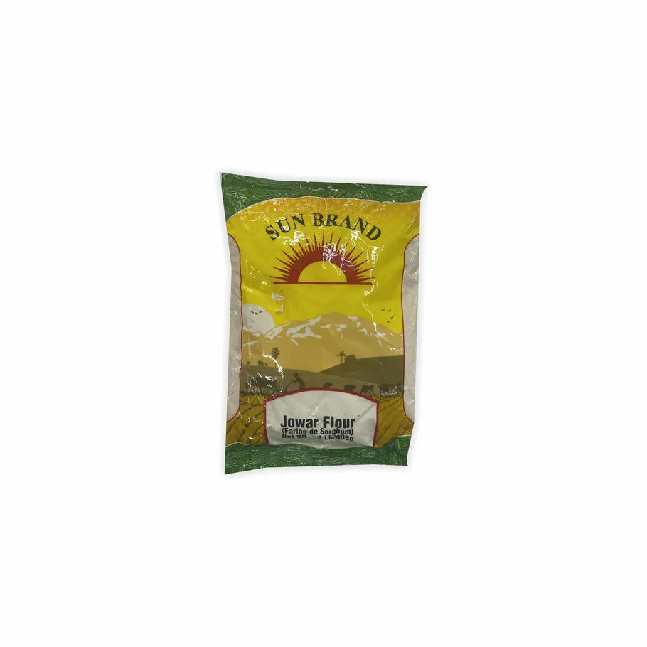 Sun Brand Jowar Flour package on a white background