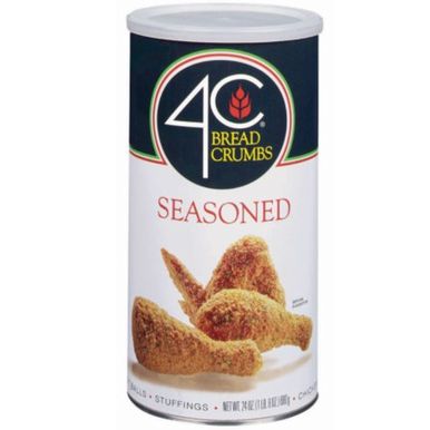 4C Panko Bread Crumbs Seasoned  25 oz