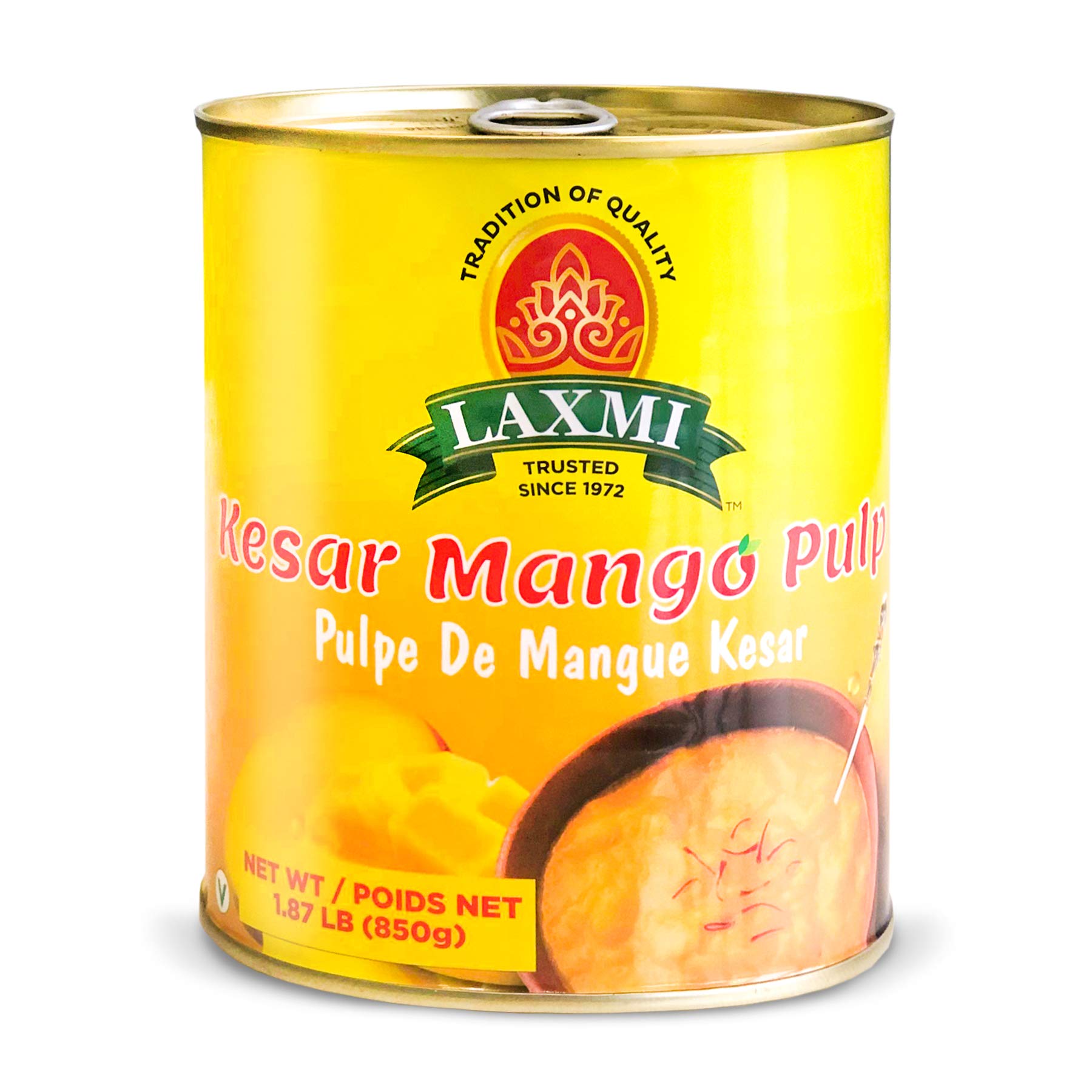 Laxmi Kesar Mango Pulp 850 g