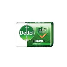 Dettol soap bar on a white background