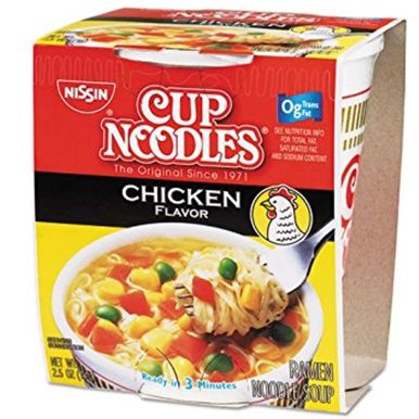 Cup Noodle Chicken Flavor 2.5 oz