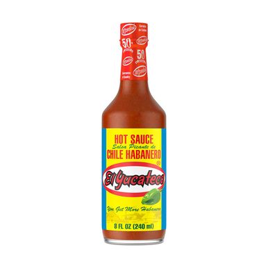 El Yucateco Red Habanero Hot Sauce 8 fl oz