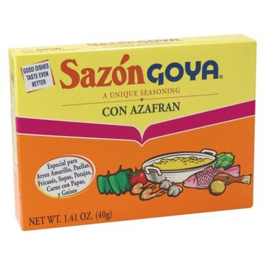 Goya Sazon con Azafran 1 box(8Pcs)