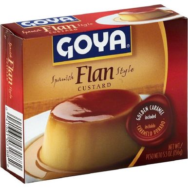 Goya Flan with Caramel Dessert Mix 5.5 oz Box