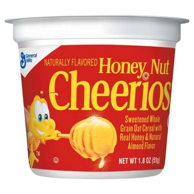 Honey Nut Cheerios Cereal Cup 1.8 oz