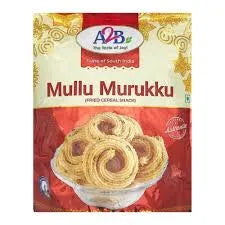 Packaging of Mullu Murukku with a red background