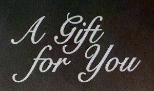a gift for you